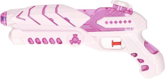 Wit/roze waterpistool 27 cm voor meisjes - Buitenspeelgoed | bol.com