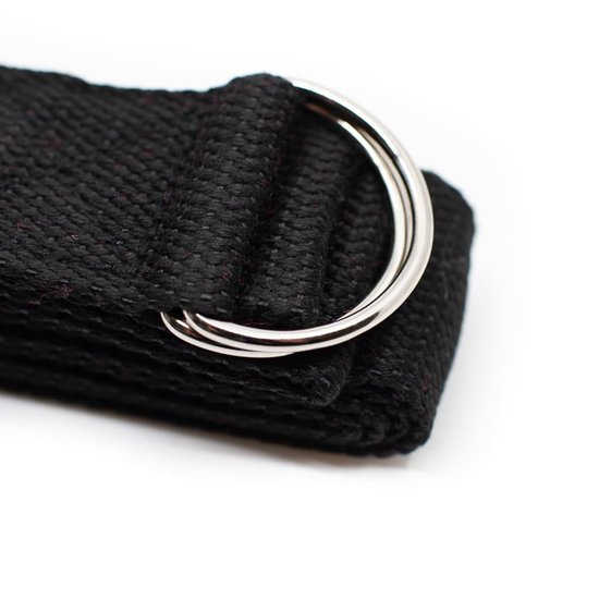 Yoga Riem D-ring Katoen Zwart van Merkloos — afbeelding 4