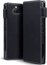 Sony Xperia 10 hoesje, MobyDefend slim-fit extra dunne bookcase, Zwart | GSM Hoesje / Telefoonhoesje Geschikt Voor: Sony Xperia 10