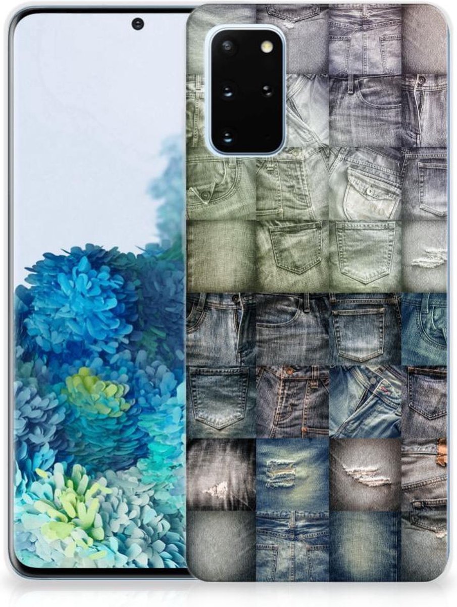 TPU Hoesje voor Silicone Back Cover Samsung Galaxy S20 Plus Spijkerbroeken