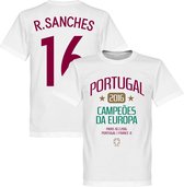 Portugal EURO 2016 Sanches Winners T-Shirt - 5XL
