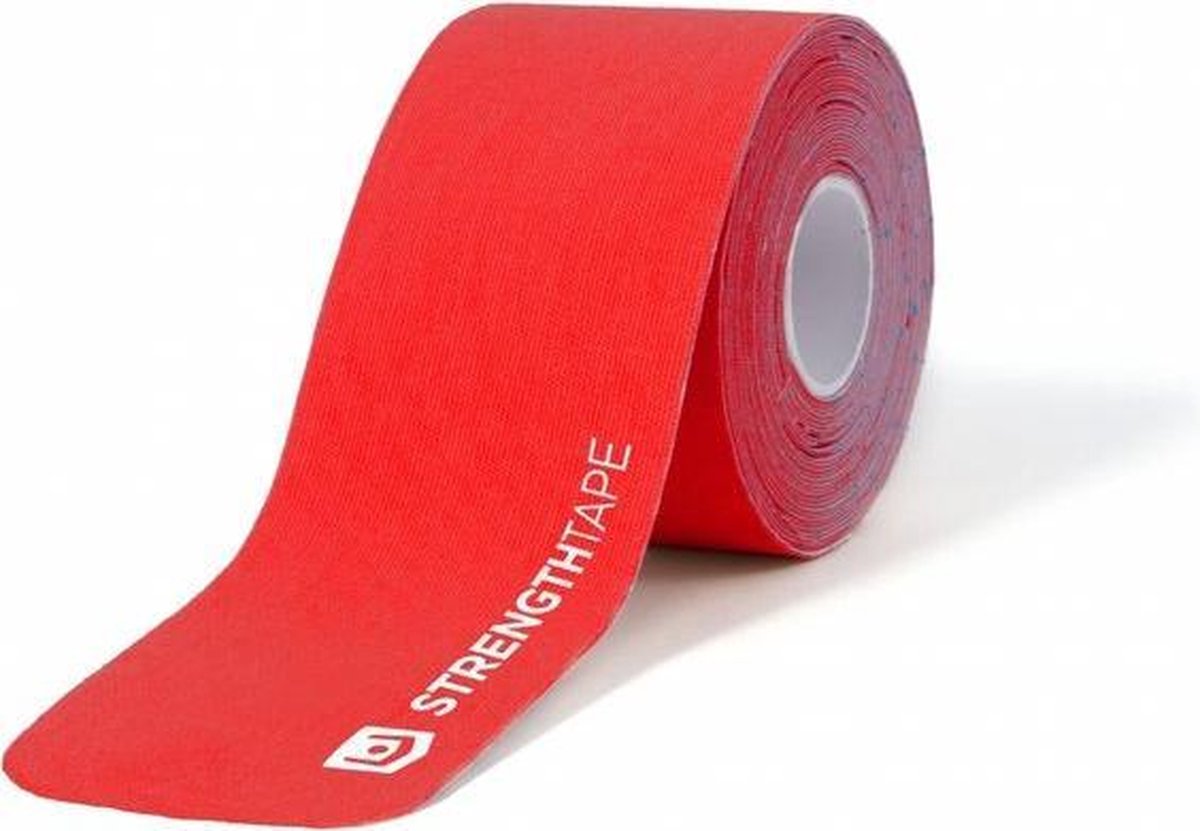 Goedkoopste Rol 5 mtr - rood - StrengthTape