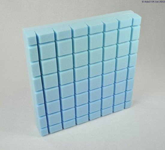 Visco Tex zitkussen - 40 x 40 x 6 cm - Harley
