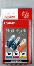 Canon BCI-3E - Inktcartridge / Cyaan / Magenta / Geel
