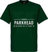 Celtic Parkhead Coördinaten T-Shirt - Groen - M