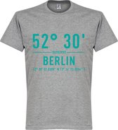 Hertha BSC Olympiastadion Coördinaten T-Shirt - Grijs - M