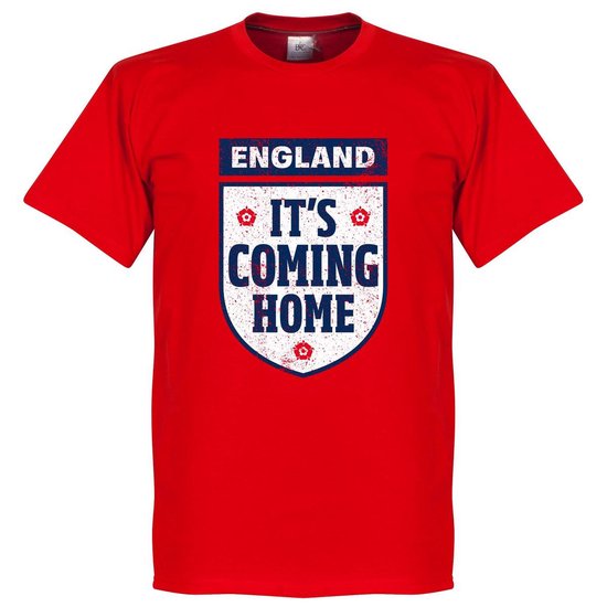 It's Coming Home England T-Shirt - Rood - L