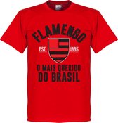 Flamengo Established T-Shirt - Rood - XXXL
