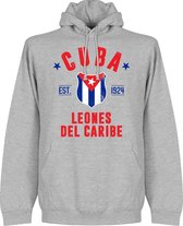 Cuba Established Hooded Sweater - Grijs - XL