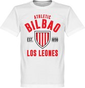 Athletic Bilbao Established T-Shirt - Wit - XXL
