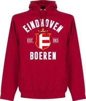Eindhoven Established Hooded Sweater - Rood - XL