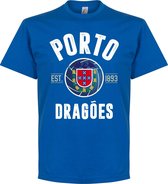 Porto Established T-Shirt - Blauw - XXXXL