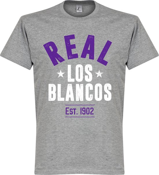 Real Madrid Established T-Shirt - Grijs - M | bol.com
