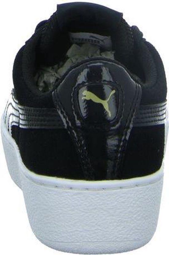 puma vikky black white