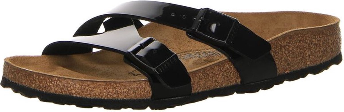 birkenstock yao black patent