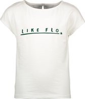 Like Flo Meisjes t-shirts & polos Like Flo Flo girls slub jersey tee LIKE FLO wit 128