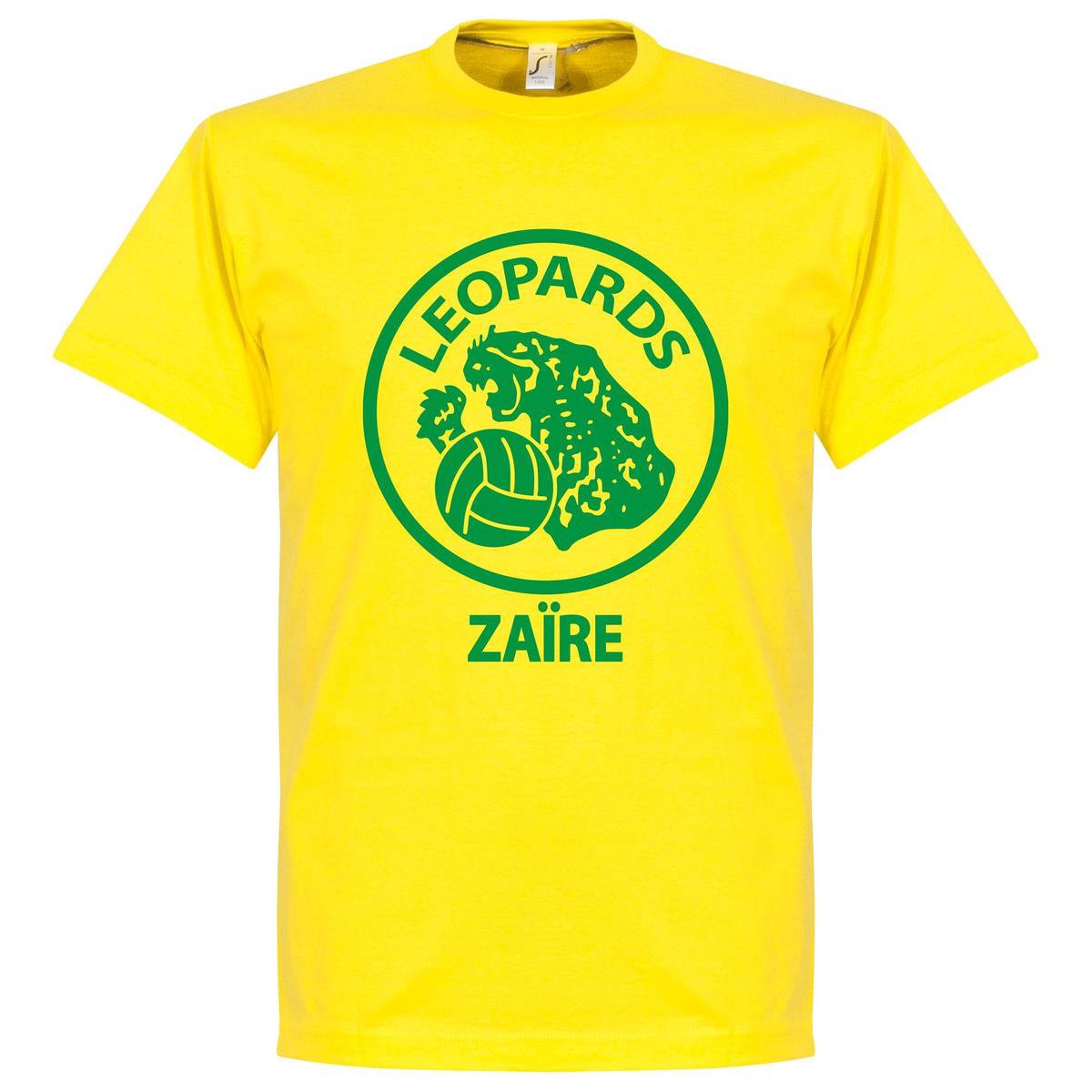 1200x1200.jpg Zaire Leopards T-Shirt - Geel - XL - Afbeelding 1