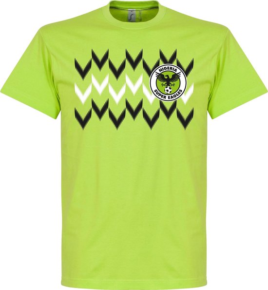 Nigeria 2018 Pattern T-Shirt - Groen - XXL