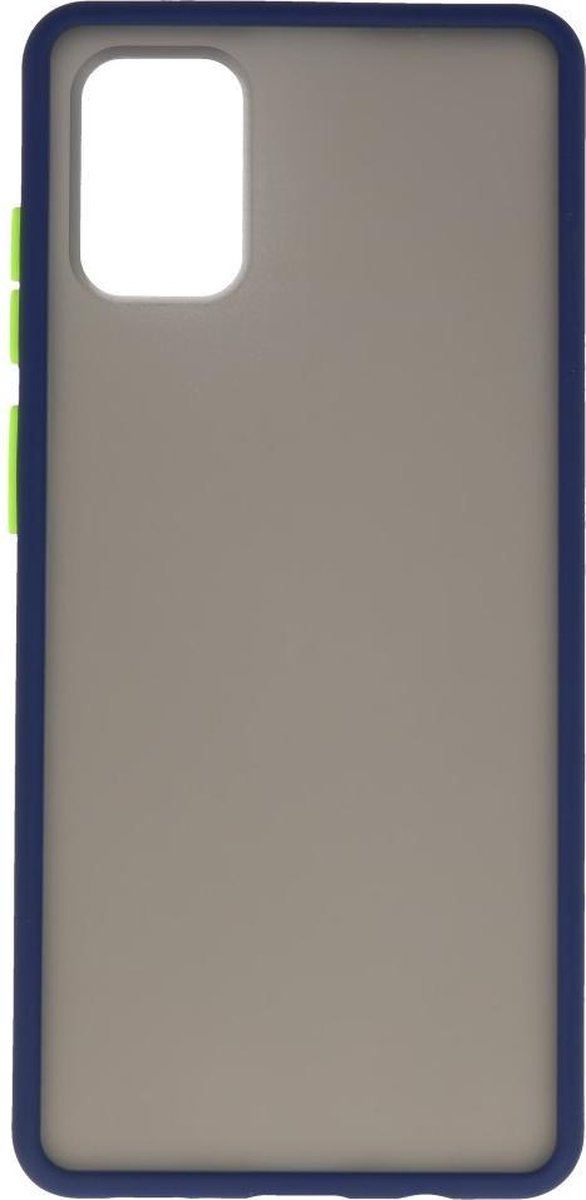 Hardcase Backcover voor Samsung Galaxy A71 Blauw