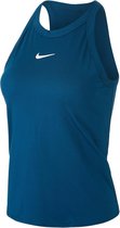 Nike Nkct Dry Tank Sporttop Dames - Valerian Blue/White - Maat L