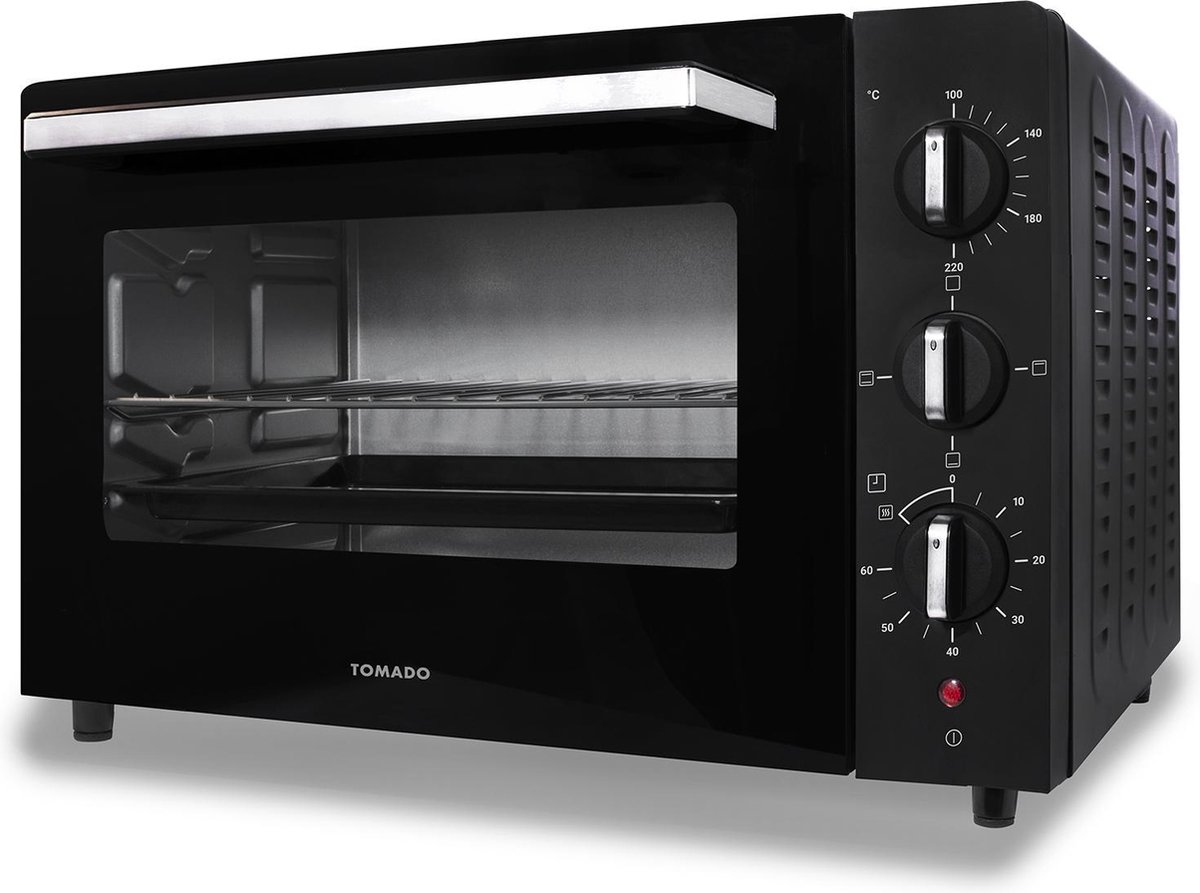 Tomado TEO1801B - Elektrische bakoven - 18 liter inhoud - 1380 Watt -  Vrijstaand - Zwart | bol.com