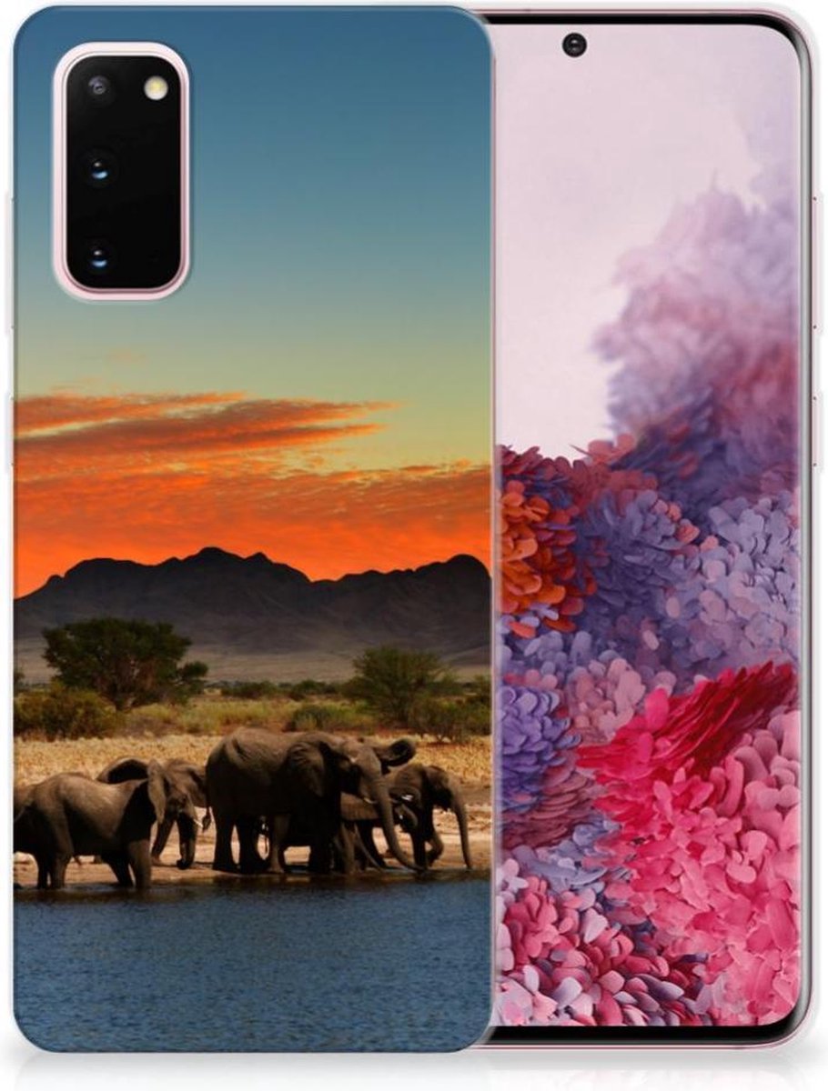 Samsung Galaxy S20 TPU Hoesje Olifanten
