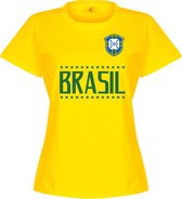 Brazilië Dames Team T-Shirt - Geel - XL