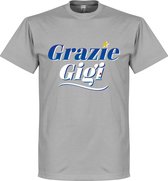 Grazie Gigi Text T-Shirt  - XXXXL