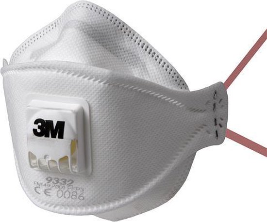 Moderniseren spelen Observatie 3M mondkapje 9322 FFP2 1 stuks - mondkapjes medisch - stofmaskers - met  filter -... | bol.com