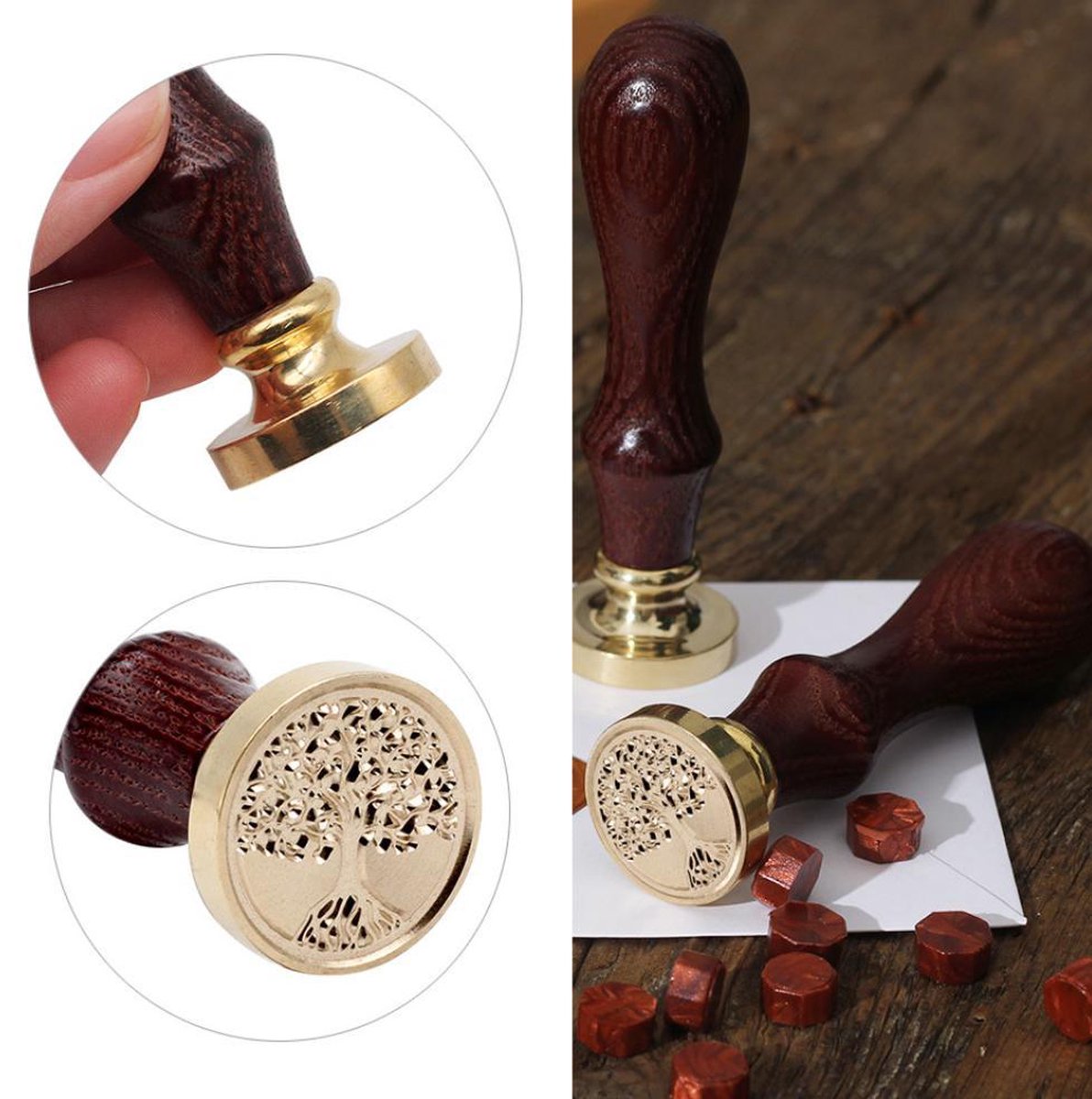 WiseGoods Luxe Wax Stempel - Vintage - Briefpost - Wax Seal - Envelop