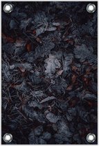 Tuinposter –Verbrande Bladeren– 30x40cm Foto op Tuinposter (wanddecoratie voor buiten en binnen)