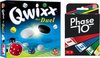 Afbeelding van het spelletje Spelvoordeelset Qwixx Het Duel & Phase 10 - Kaartspel