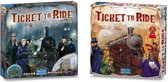 Ticket to Ride Spellenbundel inclusief basisspel USA & Uitbreiding UK/Pennsylvania