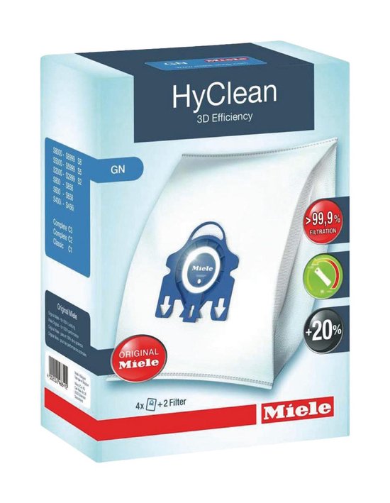 HyClean 3D Efficiency GN - Stofzuigerzakken - 4 stuks