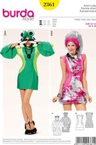 Burda Naaipatroon 2361 - Alien en Space kostuum