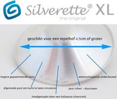 Silverette® originele zilveren tepelkapjes | maat XL | 925 Zilver | tepelbescherming | nursing cups