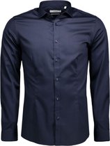 Jack & Jones Overhemd Jjprparma Shirt L/s Noos 12097662 Navy Blazer Mannen Maat - XXL