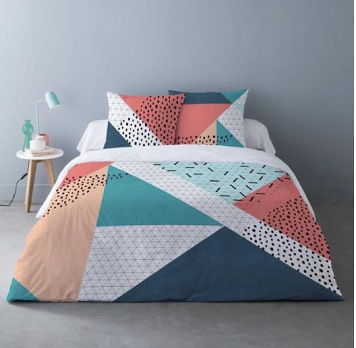 Dekbedovertrek Bedin 2 personen 240x220 + 2 kussenslopen 65x65 cm