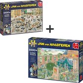 Jan van Haasteren - 2 puzzels - Veemarkt + Kunstmarkt -  1000  en 2000 stukjes met grote korting