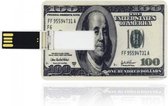 100 dollar creditcard USB stick 32GB -1 jaar garantie – A graden klasse chip