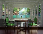 Tropical Lagoon Through The Arches Photo Wallcovering