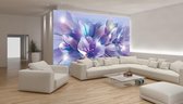 Flowers Nature Purple Photo Wallcovering