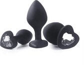 Buttplug -Luxe buttplug set - 3 stuks - erotiek - buttplugs voor mannen en vrouwen - anaal plug - unisex- - set 3 delig