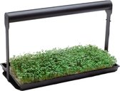 MicroFarm Kweekset - Binnenmoestuin - LED Groeilamp - 2 Zaaitrays - 39 x 15 x 25 cm