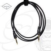GoodvibeZ Audio Kabel 3.5mm Jack 1M male to male | Quality Cable | voor Auto Mobiel MP3-Speler Koptelefoon Speaker Mixer Headset | Zwart