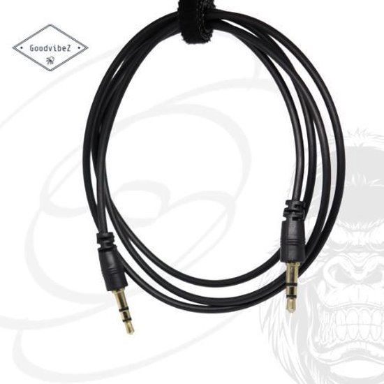 fysiek Ondoorzichtig Historicus GoodvibeZ Audio Kabel 3.5mm Jack 1M male to male | Quality Cable | voor Auto  Mobiel... | bol.com