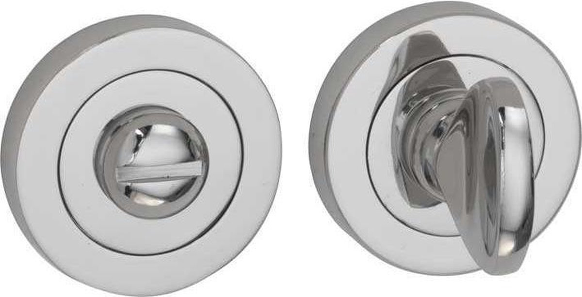 WC garnituur 8 mm Cardea glans nikkel