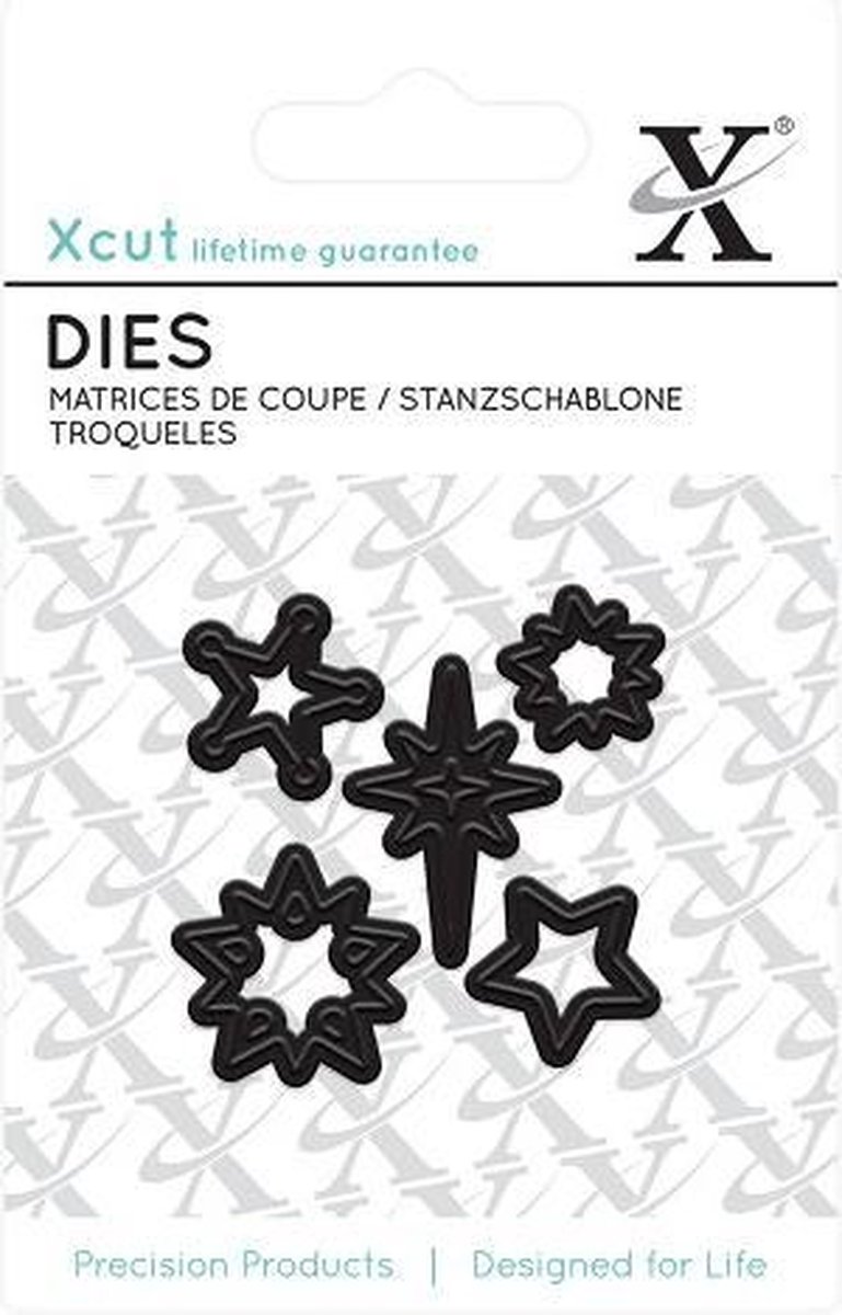 Xcut: Mini Die (5pcs) - Mini Stars (XCU 503617)