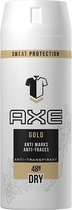 Axe Deospray – Gold Dry 150 ml - 6 stuks