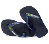 Havaianas Baby Brasil Logo Unisex Slippers - Marine/Yellow Citric - Maat 21